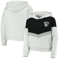 Brooklyn Nets Girls Youth All Yours Pullover Hoodie Heathered Gray