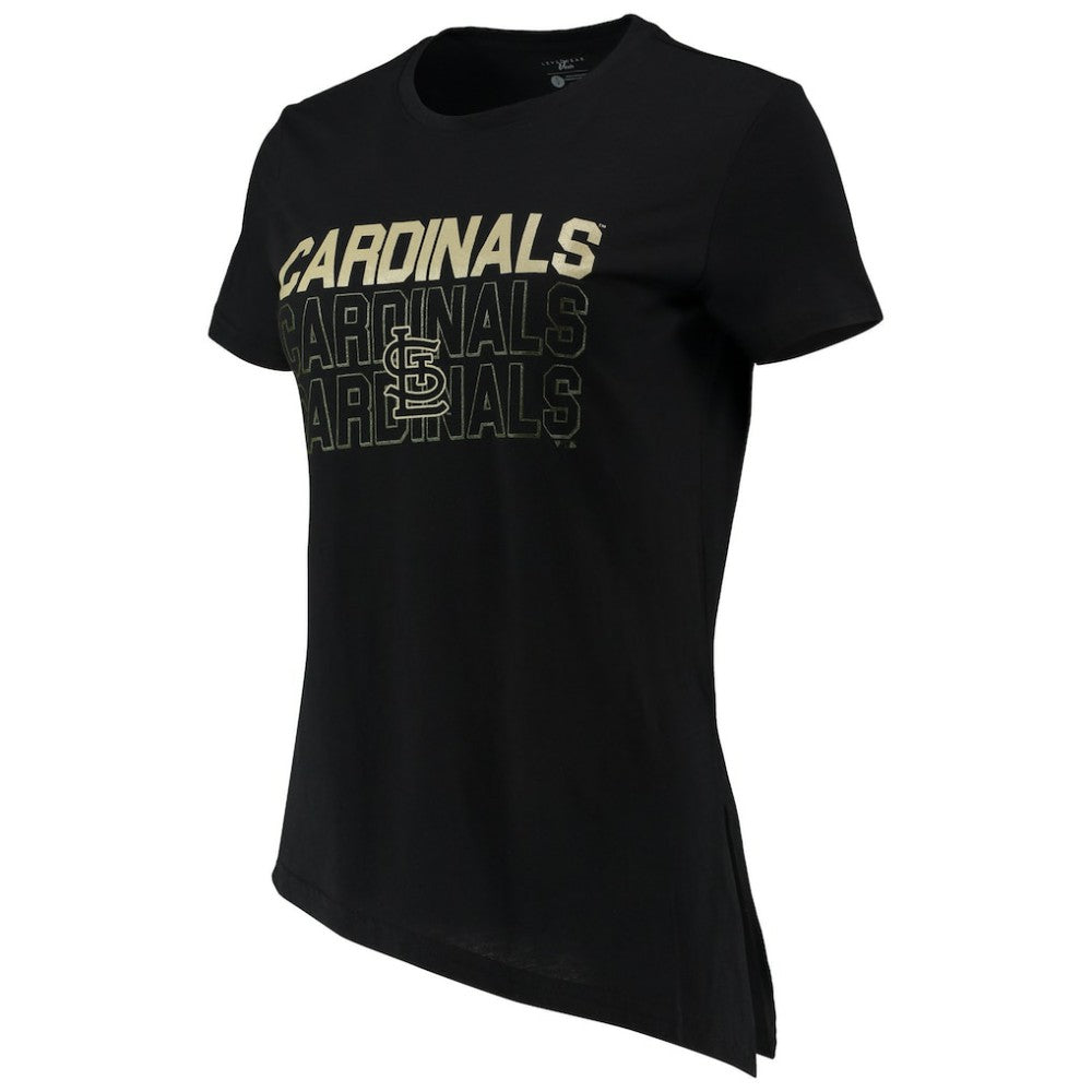 St. Louis Cardinals Levelwear Women's Birch Delta Asymmetrical T-Shirt Discount