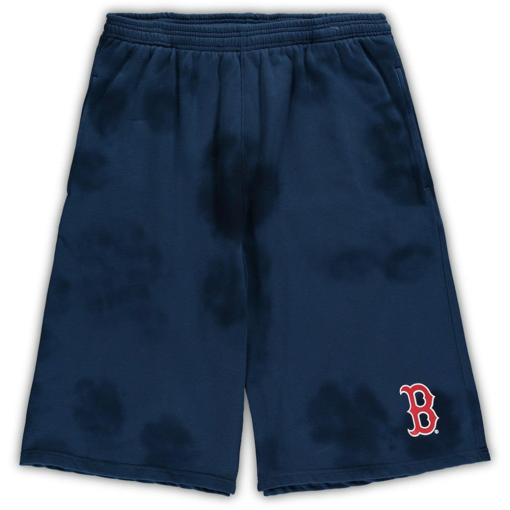 Boston Red Sox Big & Tall Tye Dye Fleece Shorts Outlet