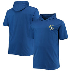 Milwaukee Brewers Big & Tall Jersey Short Sleeve Pullover Hoodie T-Shirt Sale