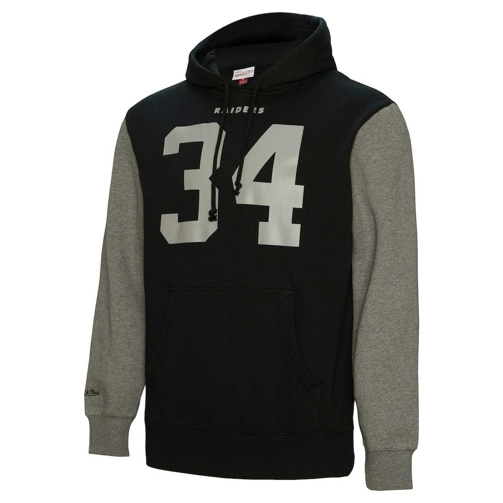 Bo Jackson Las Vegas Raiders Retired Player Name & Number Pullover Hoodie - Black - Mitchell & Ness