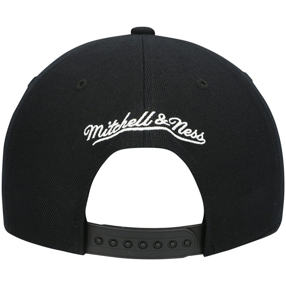 Mitchell & Ness Miami Heat Hardwood Classics Script 2.0 Snapback Hat Black