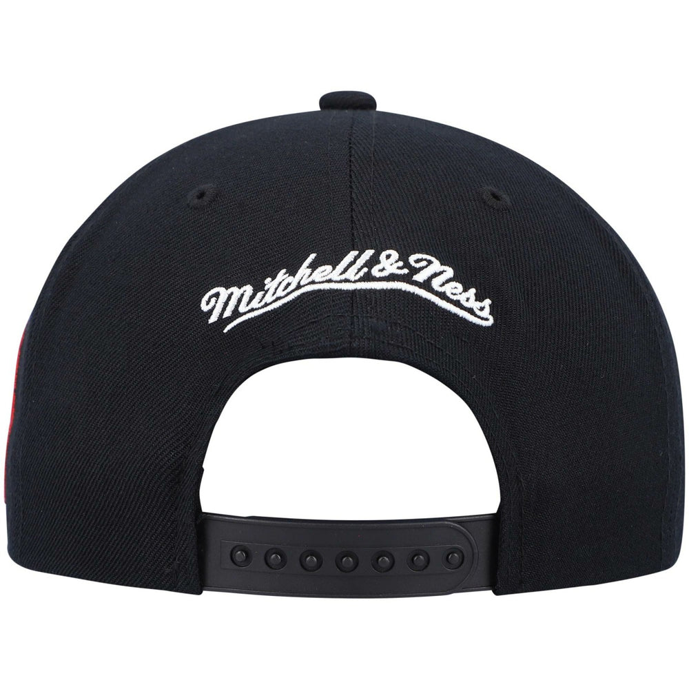 Mitchell & Ness Toronto Raptors Hardwood Classics Script 2.0 Snapback Hat Black