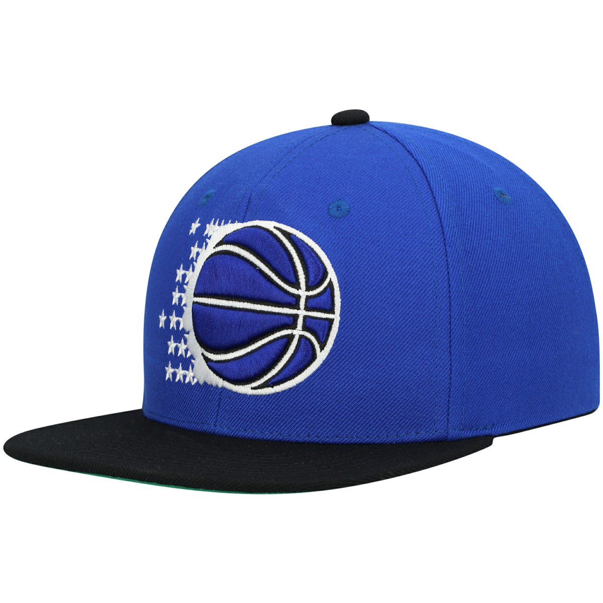 Mitchell & Ness Orlando Magic Hardwood Classics Team Two-Tone 2.0 Snapback Hat Blue/Black