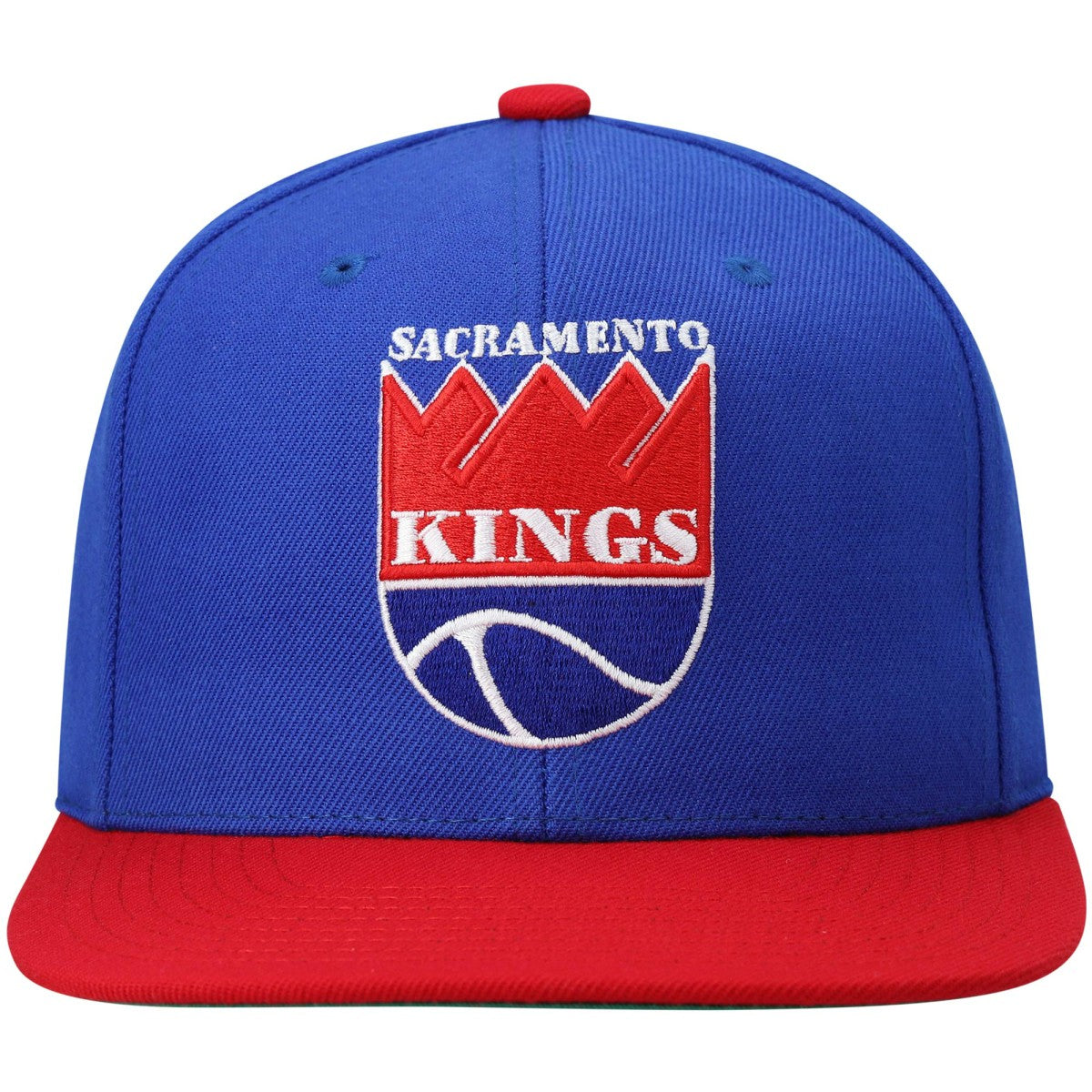 Mitchell & Ness Sacramento Kings Hardwood Classics Team Two-Tone 2.0 Snapback Hat Blue/Red