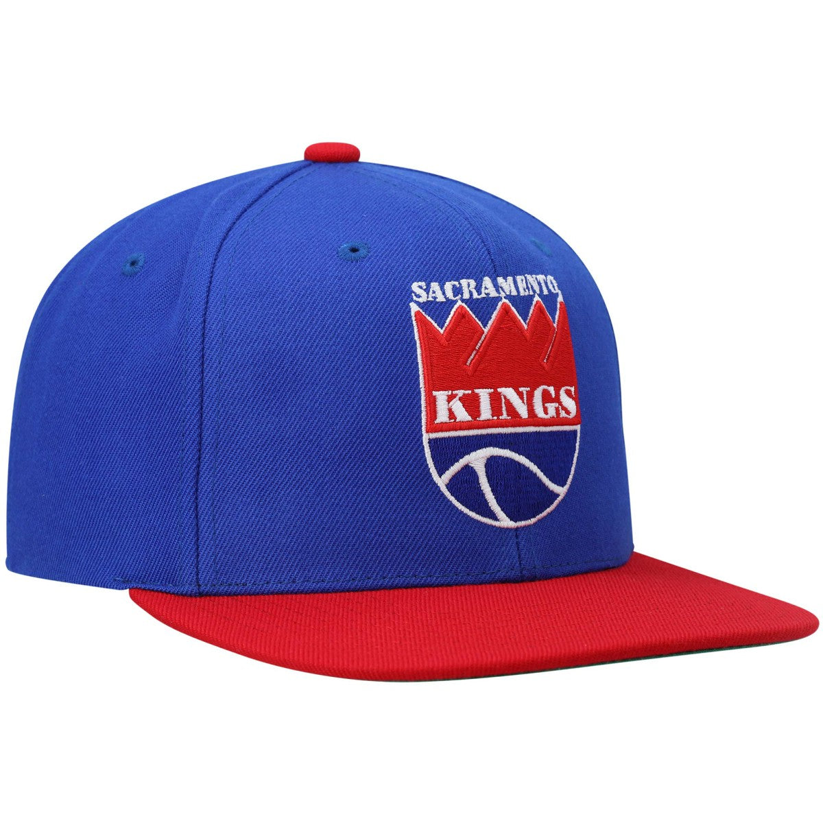 Mitchell & Ness Sacramento Kings Hardwood Classics Team Two-Tone 2.0 Snapback Hat Blue/Red