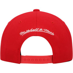 Mitchell & Ness Atlanta Hawks Hardwood Classics Team Ground 2.0 Snapback Hat Red