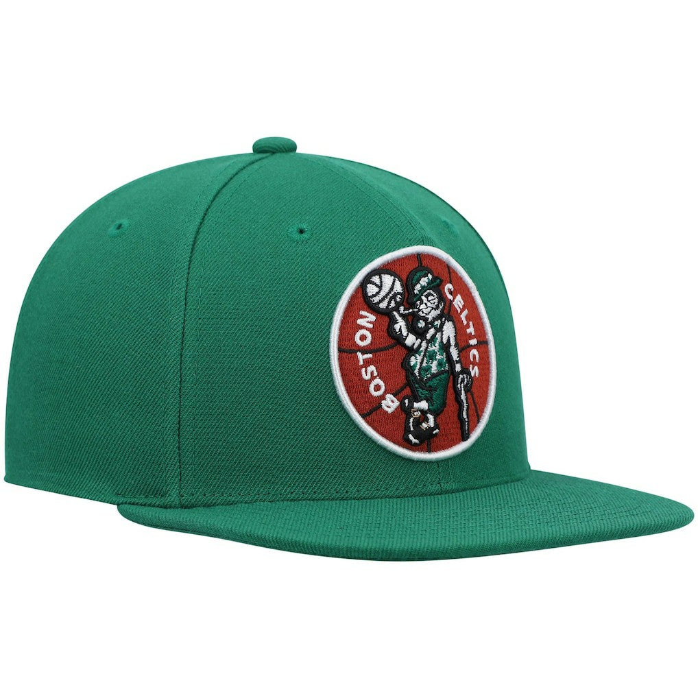 Mitchell & Ness Boston Celtics Hardwood Classics Team Ground 2.0 Snapback Hat Kelly Green