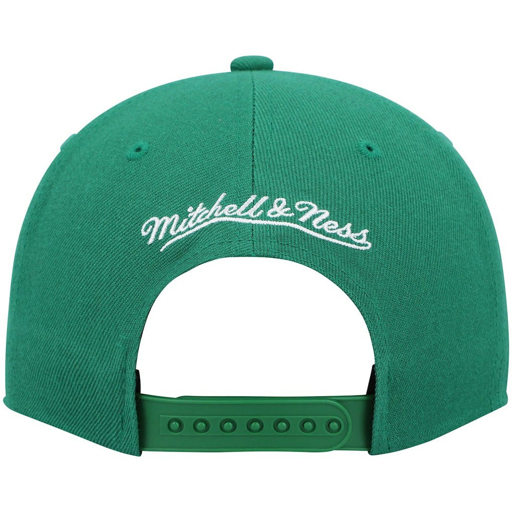Mitchell & Ness Boston Celtics Hardwood Classics Team Ground 2.0 Snapback Hat Kelly Green