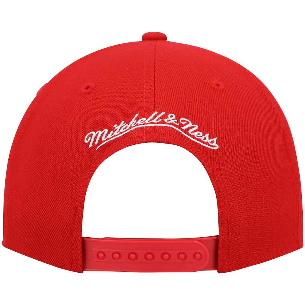 Mitchell & Ness Chicago Bulls Hardwood Classics Team Ground 2.0 Snapback Hat Red