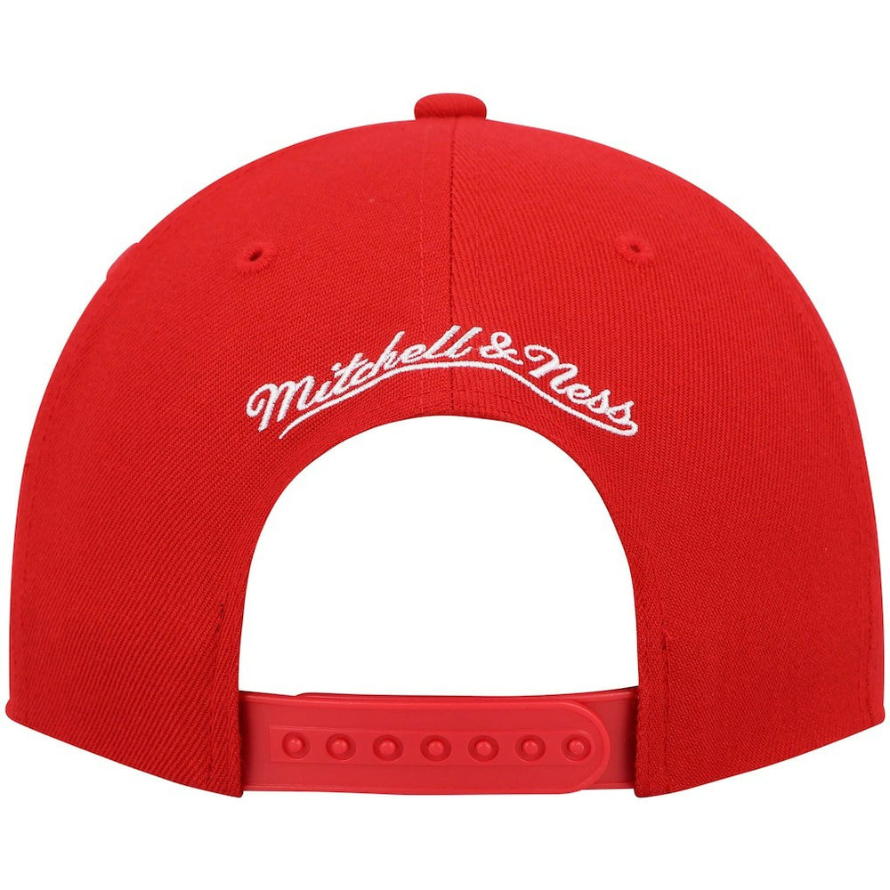 Mitchell & Ness Chicago Bulls Hardwood Classics Team Ground 2.0 Snapback Hat Red