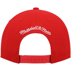 Mitchell & Ness Chicago Bulls Hardwood Classics Team Ground 2.0 Snapback Hat Red