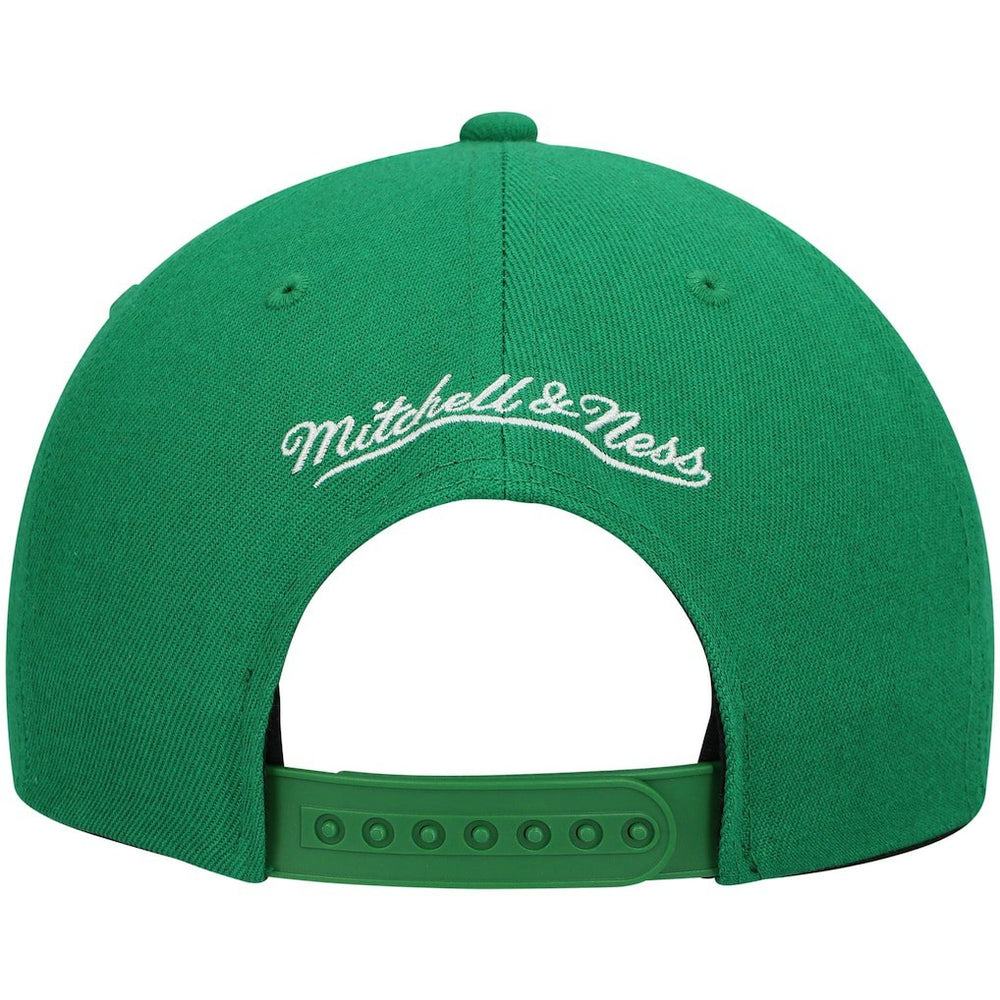 Mitchell & Ness Dallas Mavericks Hardwood Classics Team Ground 2.0 Snapback Hat Green