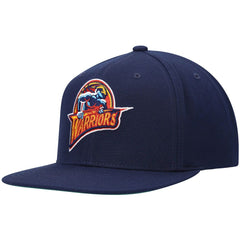 Mitchell & Ness Golden State Warriors Hardwood Classics Team Ground 2.0 Snapback Hat Navy