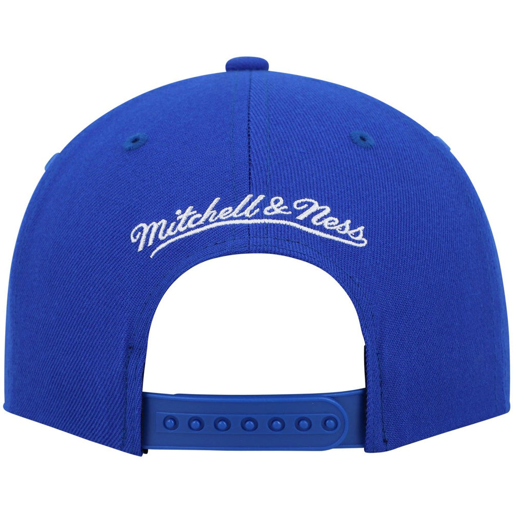 Mitchell & Ness New York Knicks Hardwood Classics Team Ground 2.0 Snapback Hat Blue