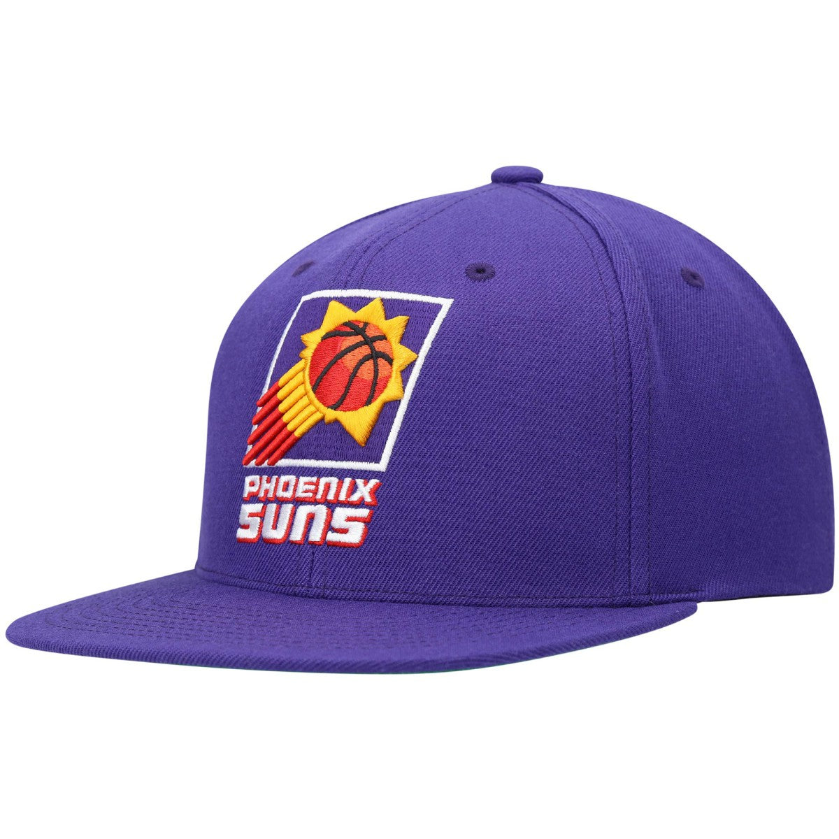 Mitchell & Ness Phoenix Suns Hardwood Classics Team Ground 2.0 Snapback Hat Purple