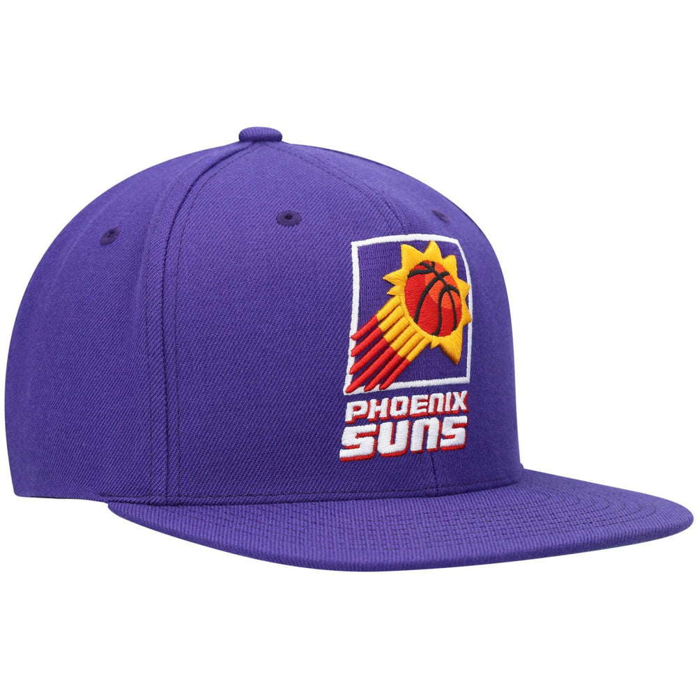 Mitchell & Ness Phoenix Suns Hardwood Classics Team Ground 2.0 Snapback Hat Purple