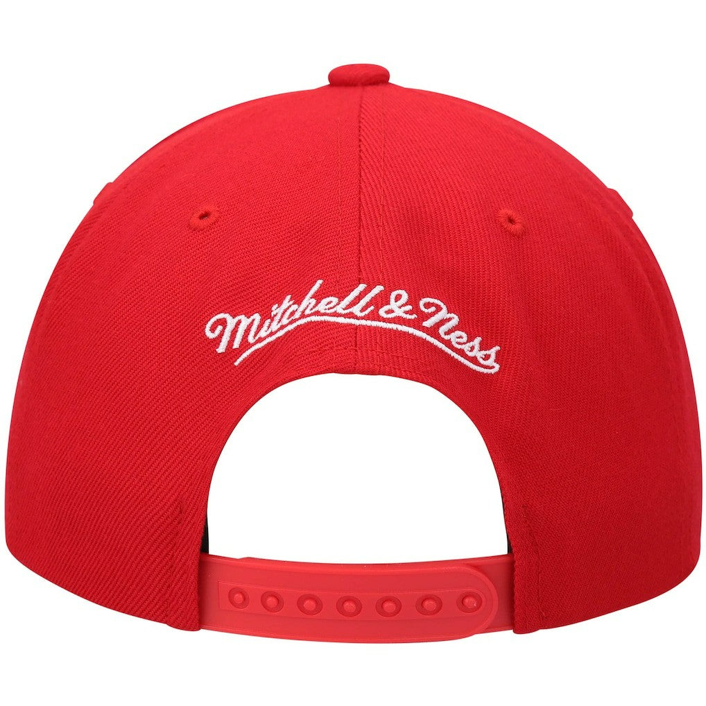 Mitchell & Ness Portland Trail Blazers Hardwood Classics Team Ground 2.0 Snapback Hat Red