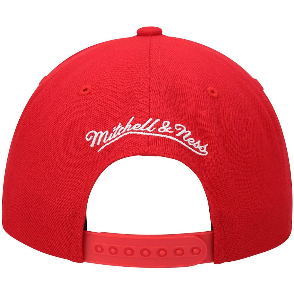 Mitchell & Ness Portland Trail Blazers Hardwood Classics Team Ground 2.0 Snapback Hat Red