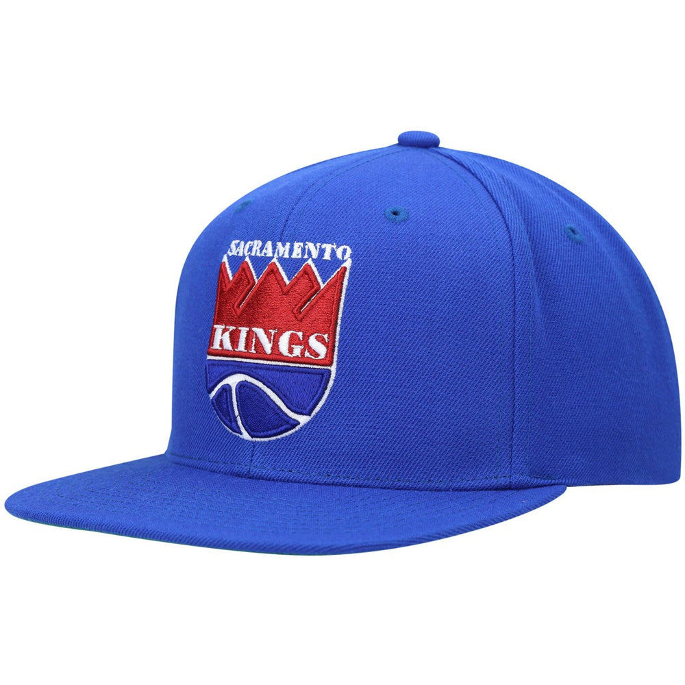 Mitchell & Ness Sacramento Kings Hardwood Classics Team Ground 2.0 Snapback Hat Blue