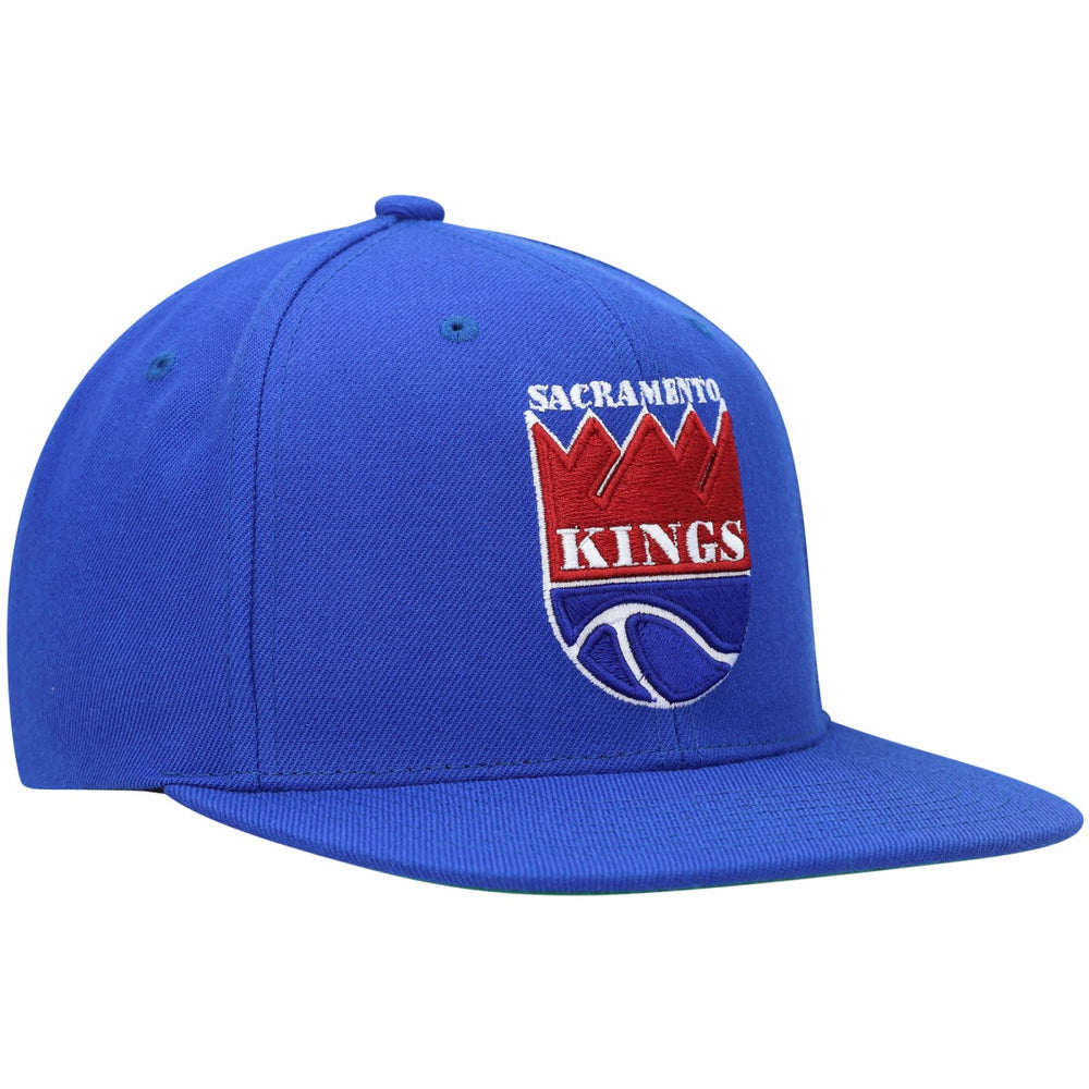 Mitchell & Ness Sacramento Kings Hardwood Classics Team Ground 2.0 Snapback Hat Blue