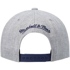 Mitchell & Ness Golden State Warriors Hardwood Classics Team 2.0 Snapback Hat Heathered Gray
