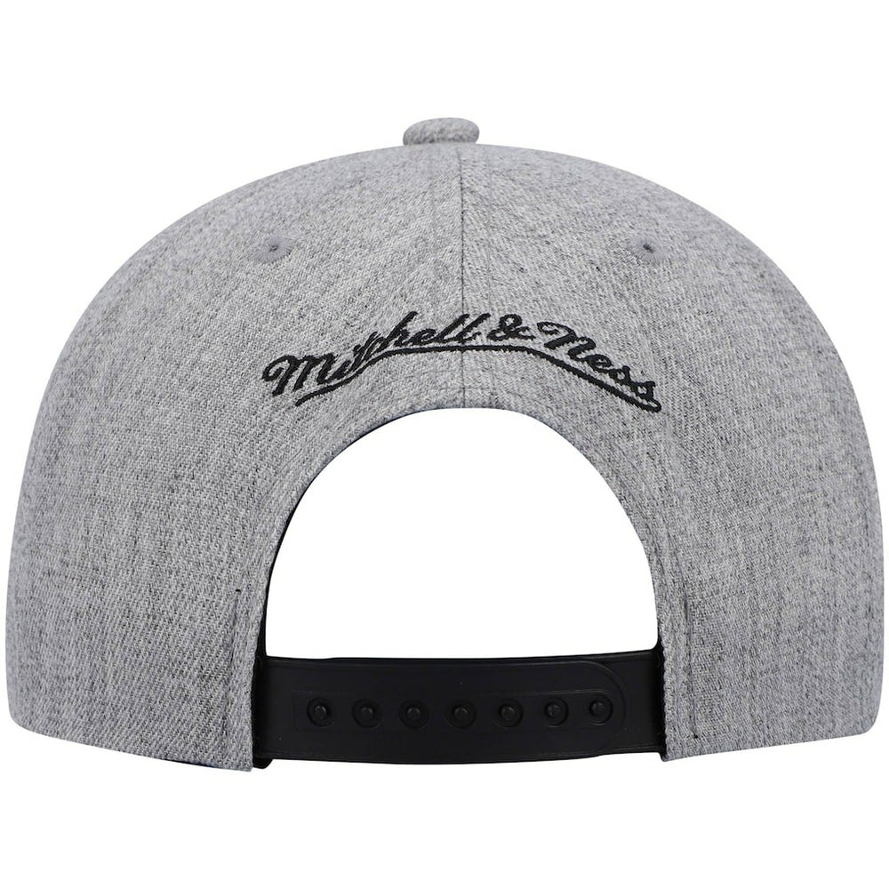 Mitchell & Ness Philadelphia 76ers Hardwood Classics Team 2.0 Snapback Hat Heathered Gray