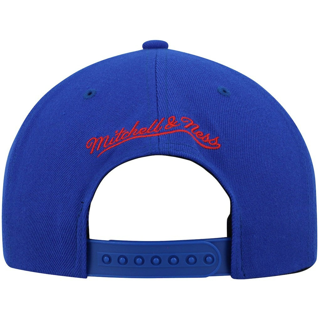 Mitchell & Ness Philadelphia 76ers Team Two-Tone 2.0 Snapback Hat Royal/Red