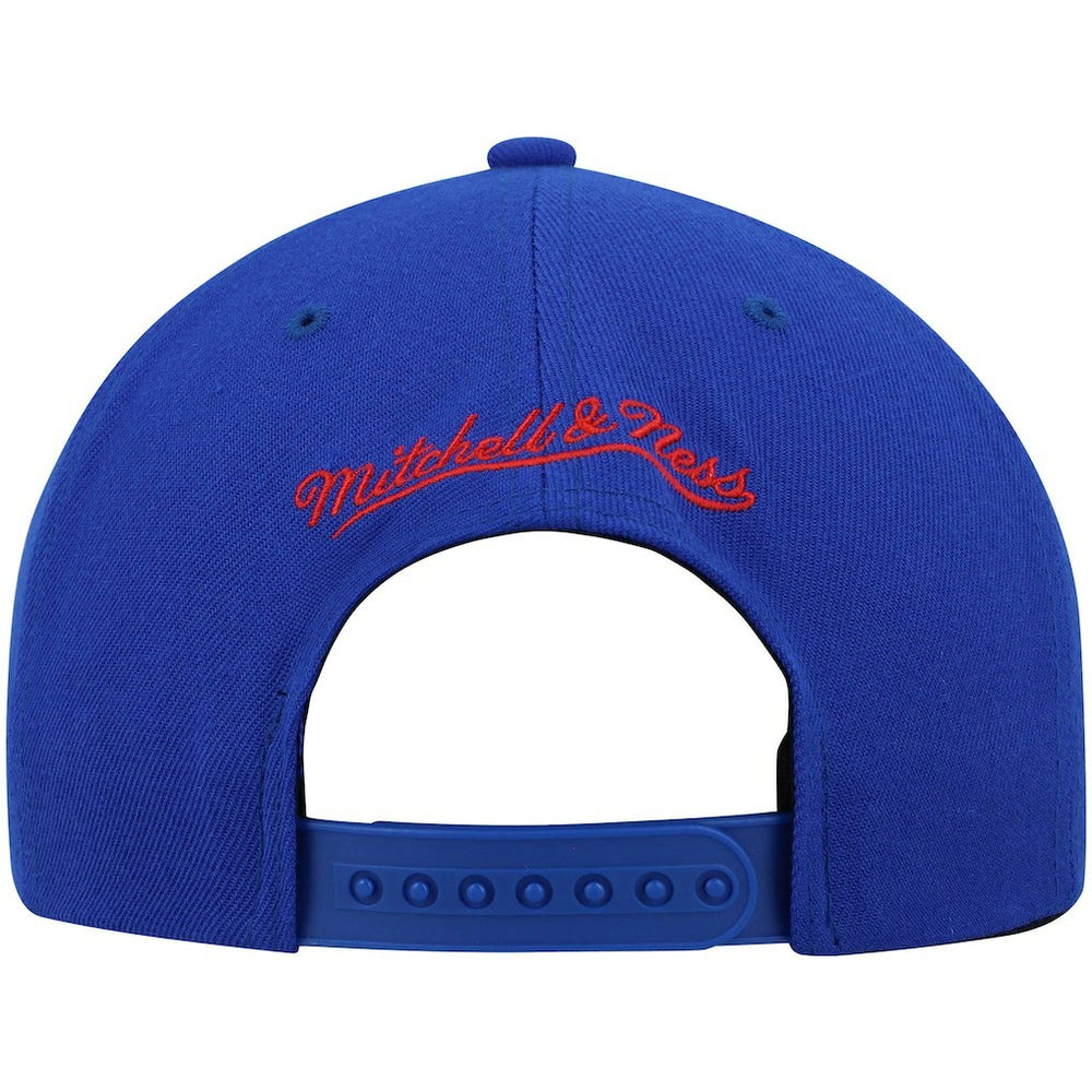 Mitchell & Ness Philadelphia 76ers Team Two-Tone 2.0 Snapback Hat Royal/Red