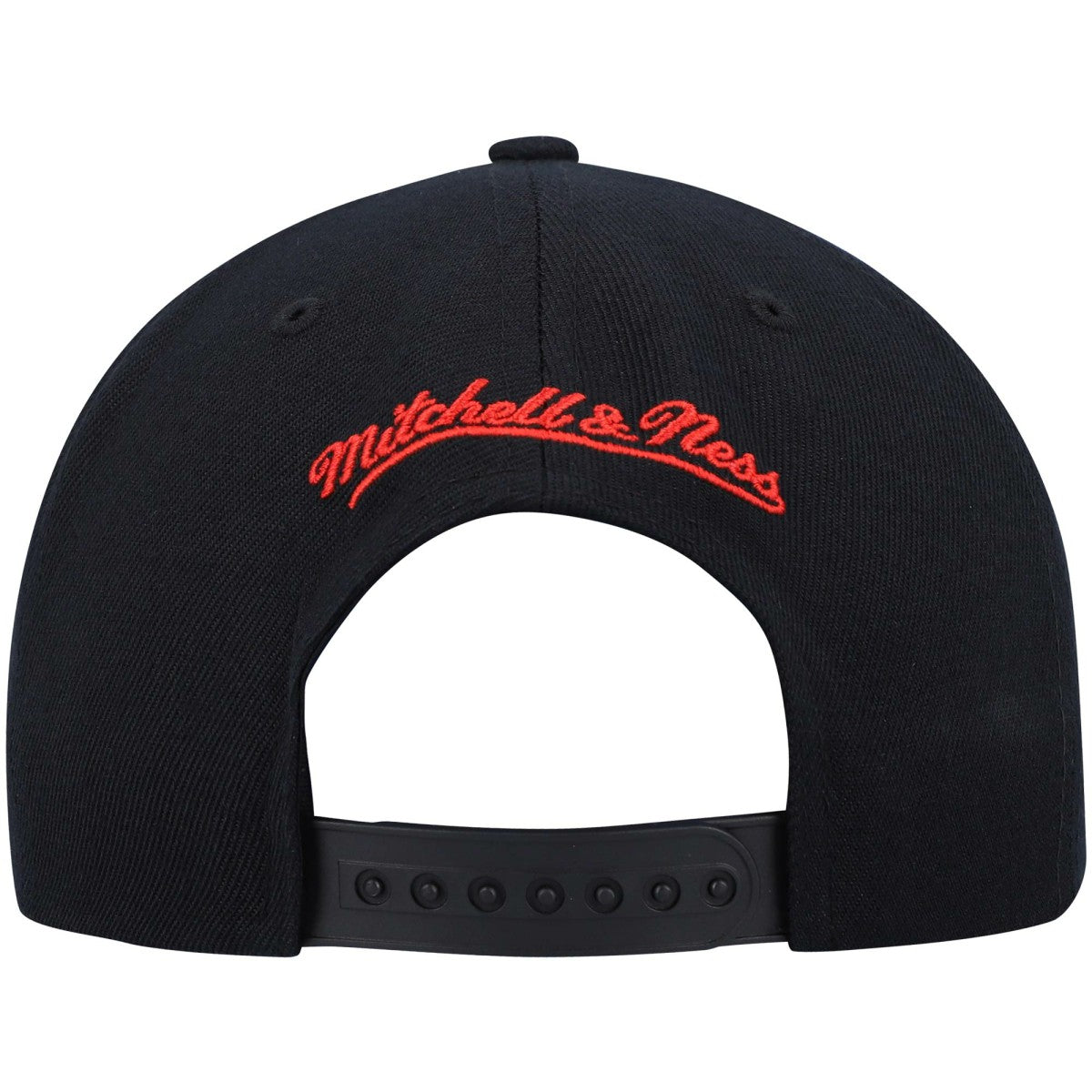 Mitchell & Ness Toronto Raptors Team Two-Tone 2.0 Snapback Hat Black/Red