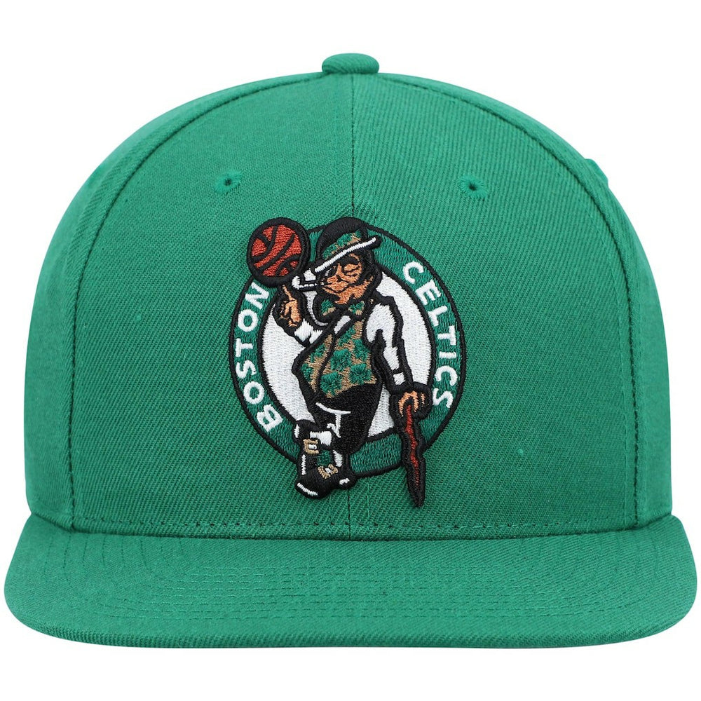 Mitchell & Ness Boston Celtics Ground 2.0 Snapback Hat Kelly Green