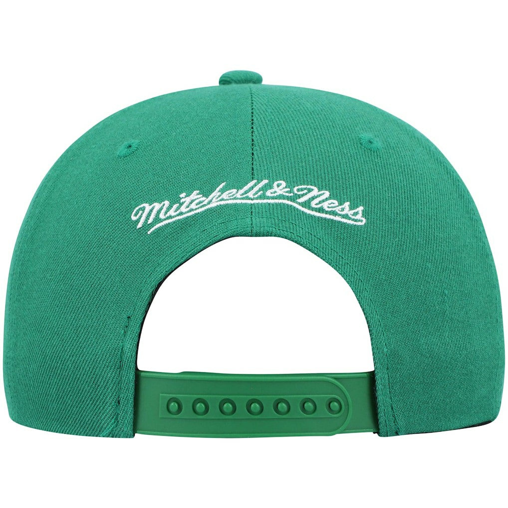 Mitchell & Ness Boston Celtics Ground 2.0 Snapback Hat Kelly Green