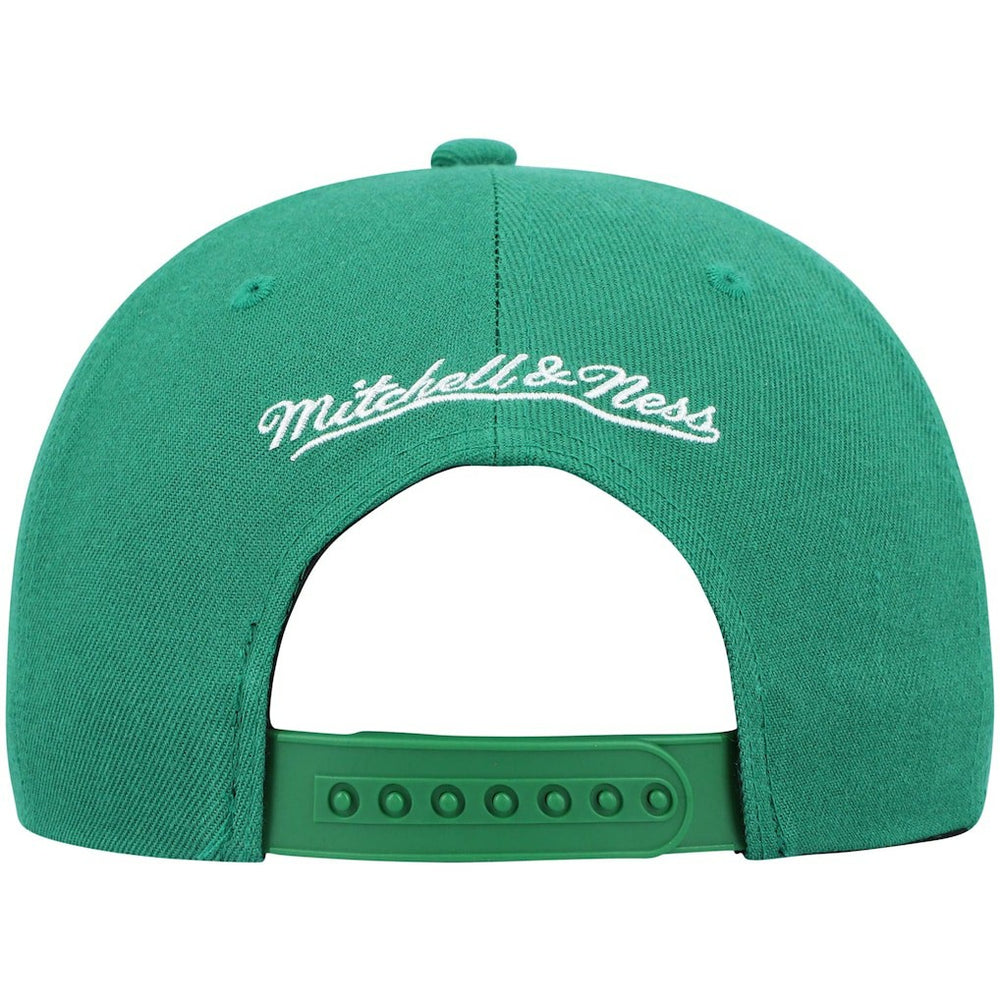 Mitchell & Ness Boston Celtics Ground 2.0 Snapback Hat Kelly Green