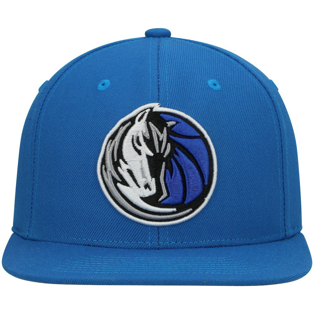 Mitchell & Ness Dallas Mavericks Ground 2.0 Snapback Hat Blue