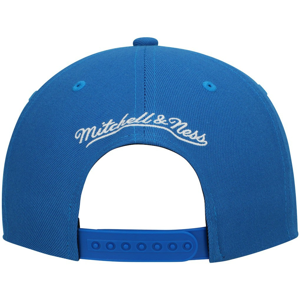 Mitchell & Ness Dallas Mavericks Ground 2.0 Snapback Hat Blue