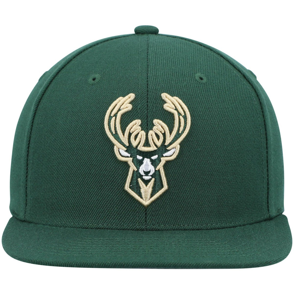 Mitchell & Ness Milwaukee Bucks Ground 2.0 Snapback Hat Hunter Green