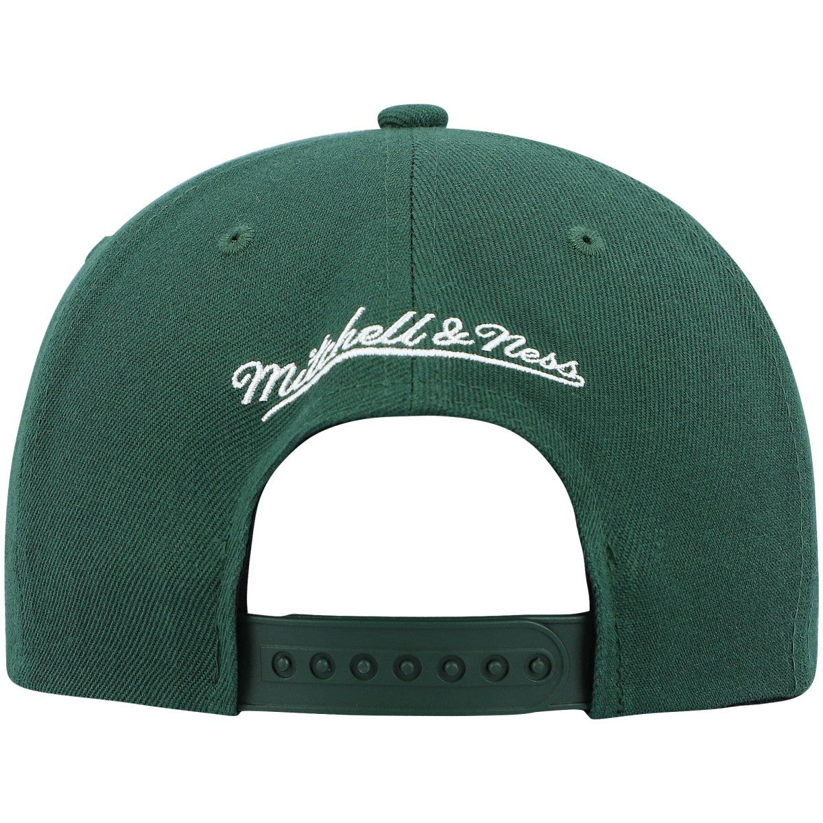 Mitchell & Ness Milwaukee Bucks Ground 2.0 Snapback Hat Hunter Green
