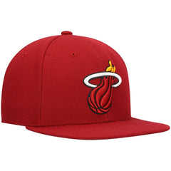 Mitchell & Ness Miami Heat Ground 2.0 Snapback Hat Red