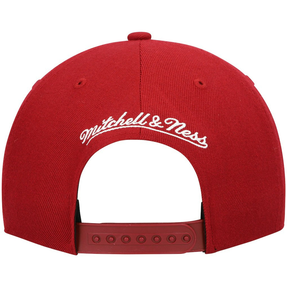 Mitchell & Ness Miami Heat Ground 2.0 Snapback Hat Red
