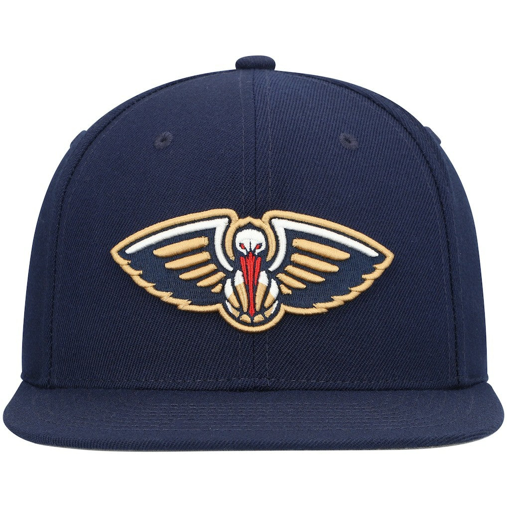 Mitchell & Ness New Orleans Pelicans Ground 2.0 Snapback Hat Navy