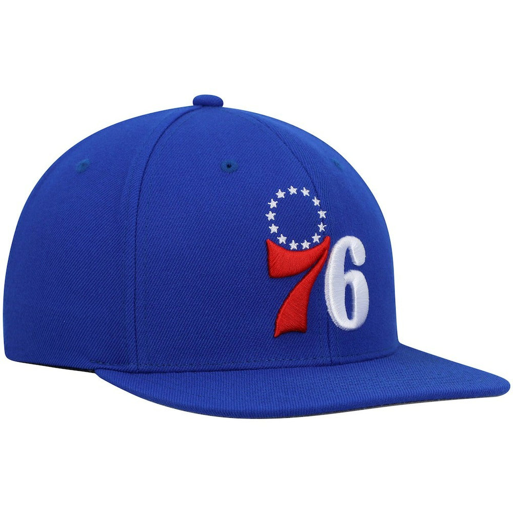 Mitchell & Ness Philadelphia 76ers Ground 2.0 Snapback Hat Royal