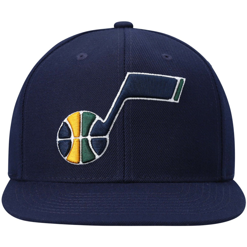 Mitchell & Ness Utah Jazz Ground 2.0 Snapback Hat Navy