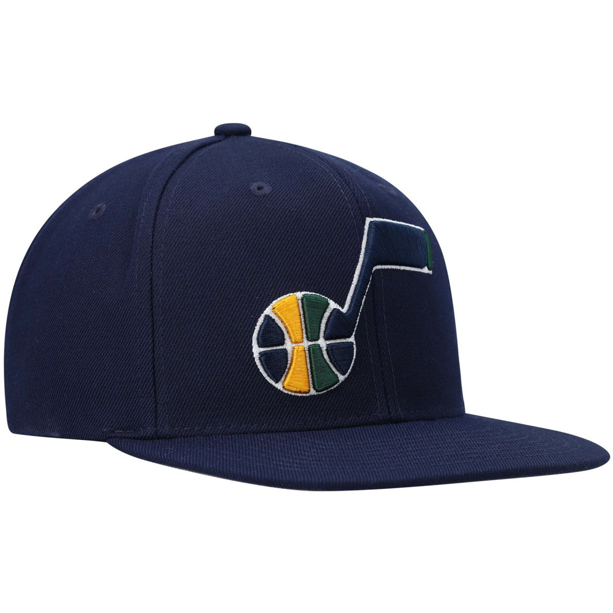 Mitchell & Ness Utah Jazz Ground 2.0 Snapback Hat Navy