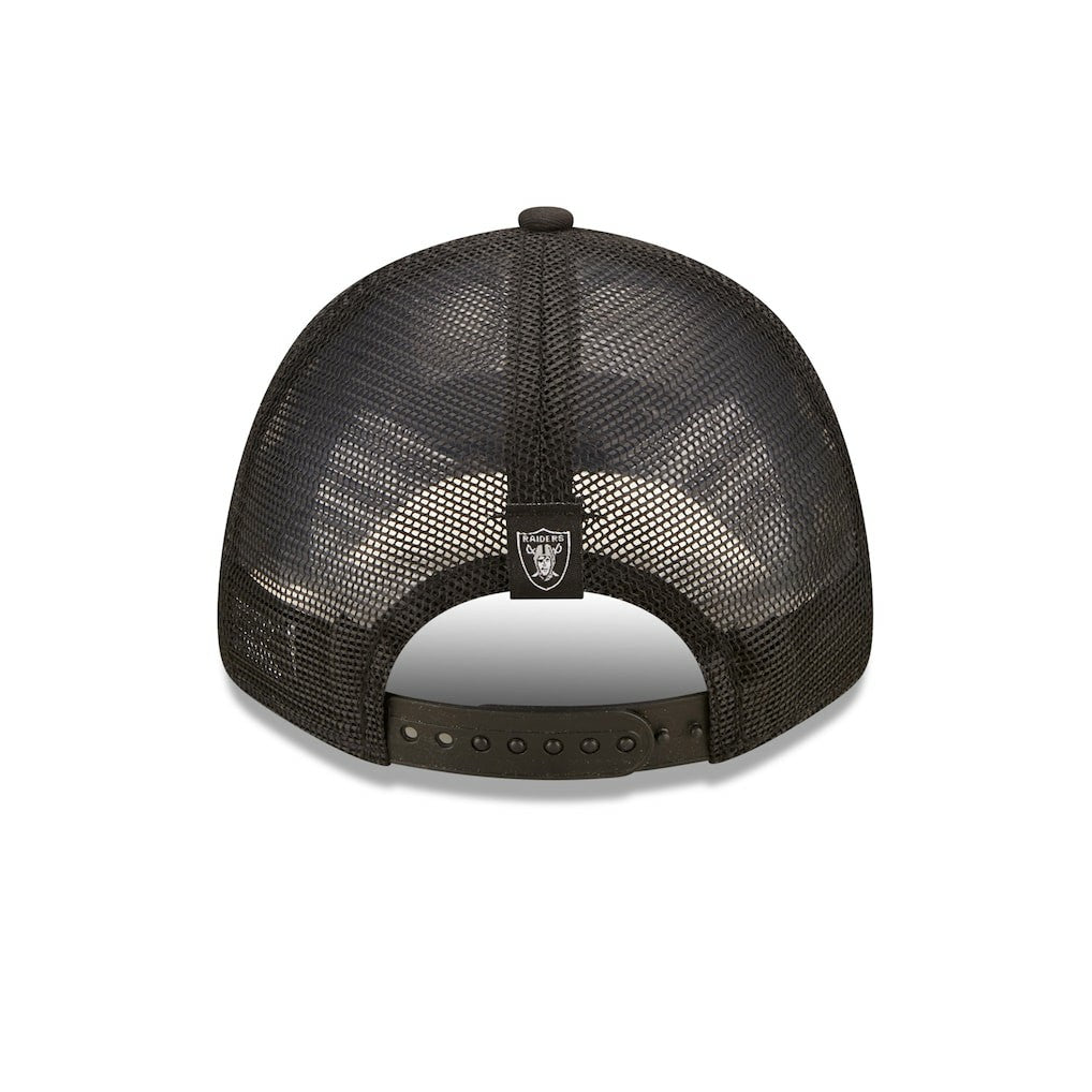 Las Vegas Raiders New Era Women's Team Trucker 9FORTY Snapback Hat - Black - NFL