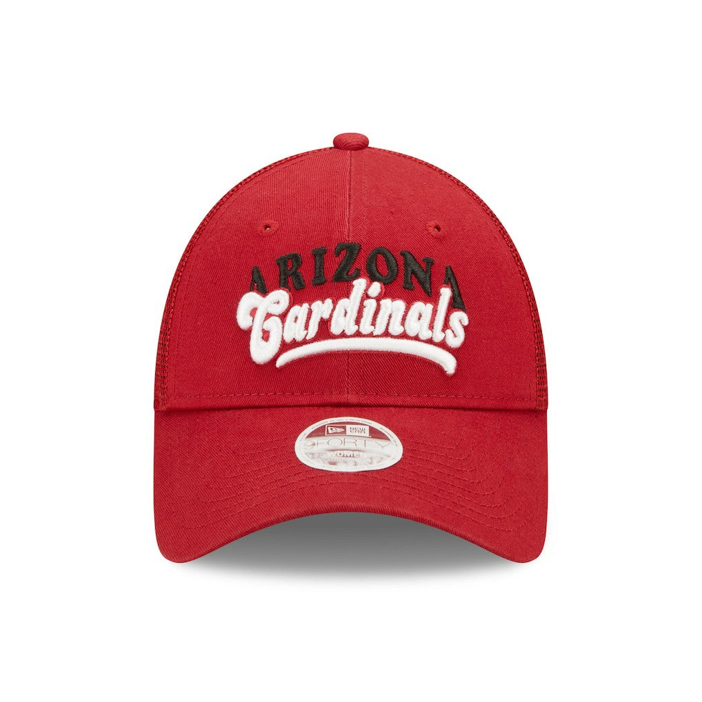 Arizona Cardinals New Era Women's Team Trucker 9FORTY Snapback Hat - Cardinal - NFL