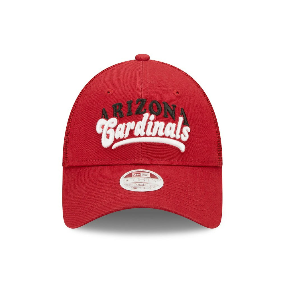Arizona Cardinals New Era Women's Team Trucker 9FORTY Snapback Hat - Cardinal - NFL