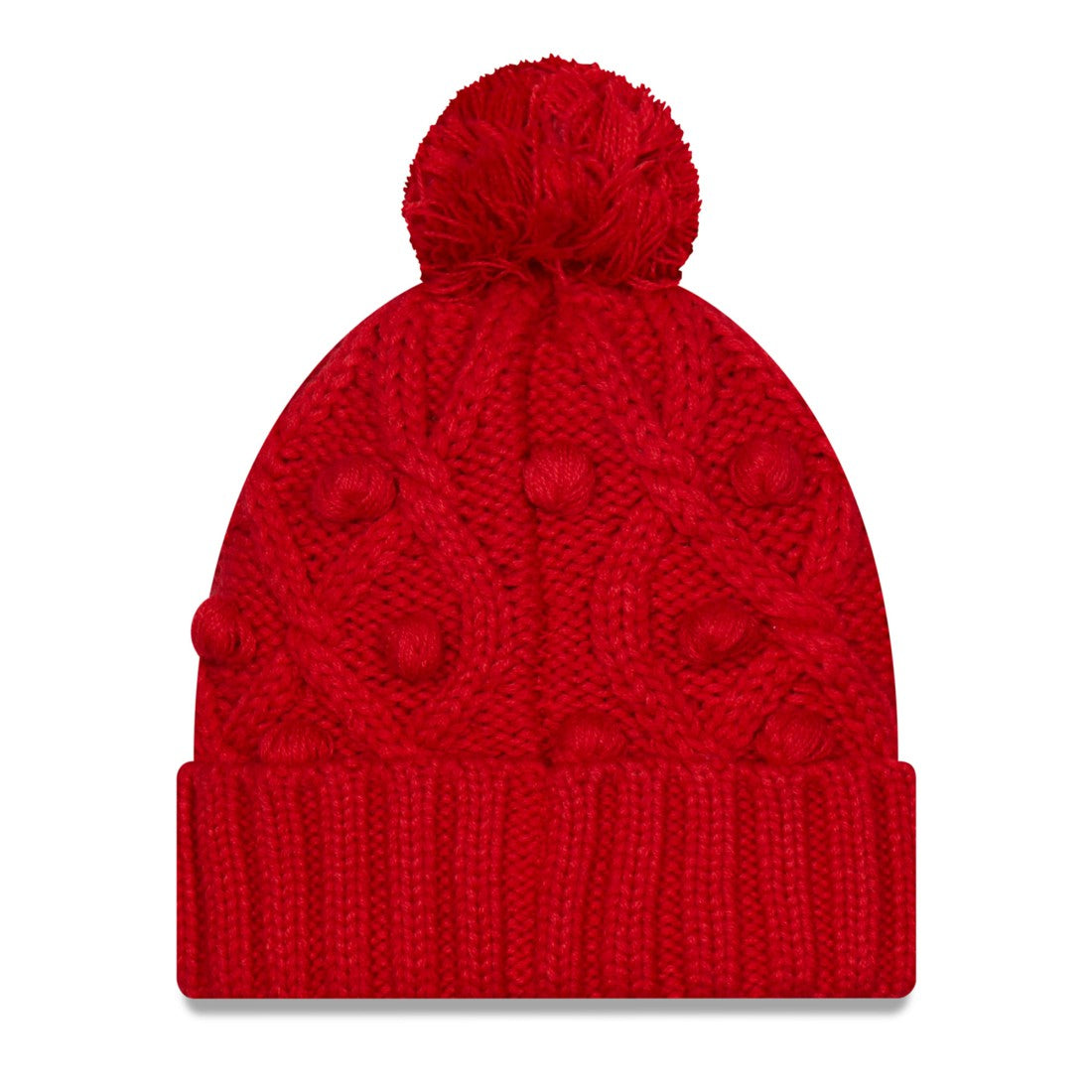 Tampa Bay Buccaneers New Era Women's Toasty Cuffed Knit Hat with Pom - Red - NFL