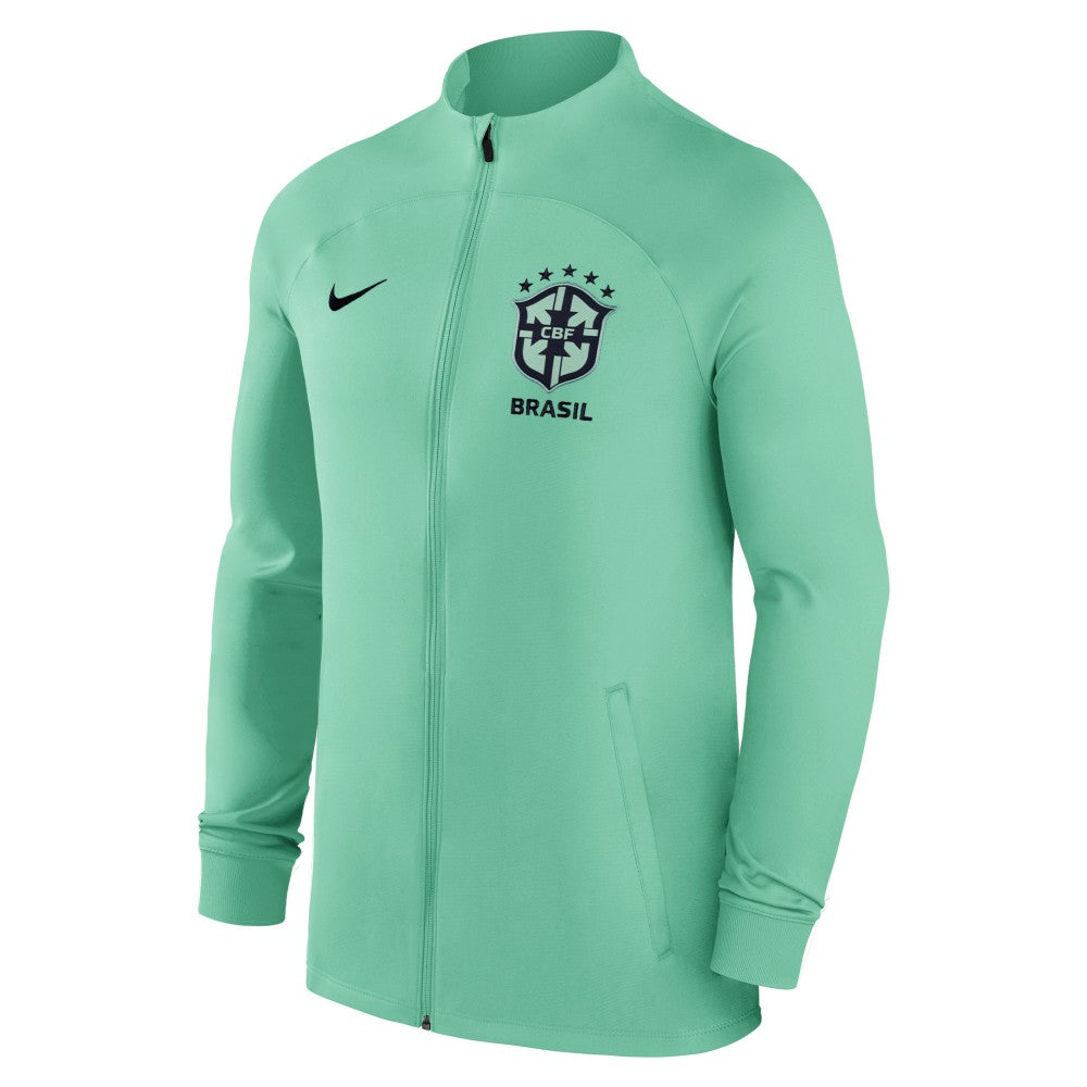 Nike - Brazil National Team Strike Raglan Full-Zip Performance Track Jacket - Green