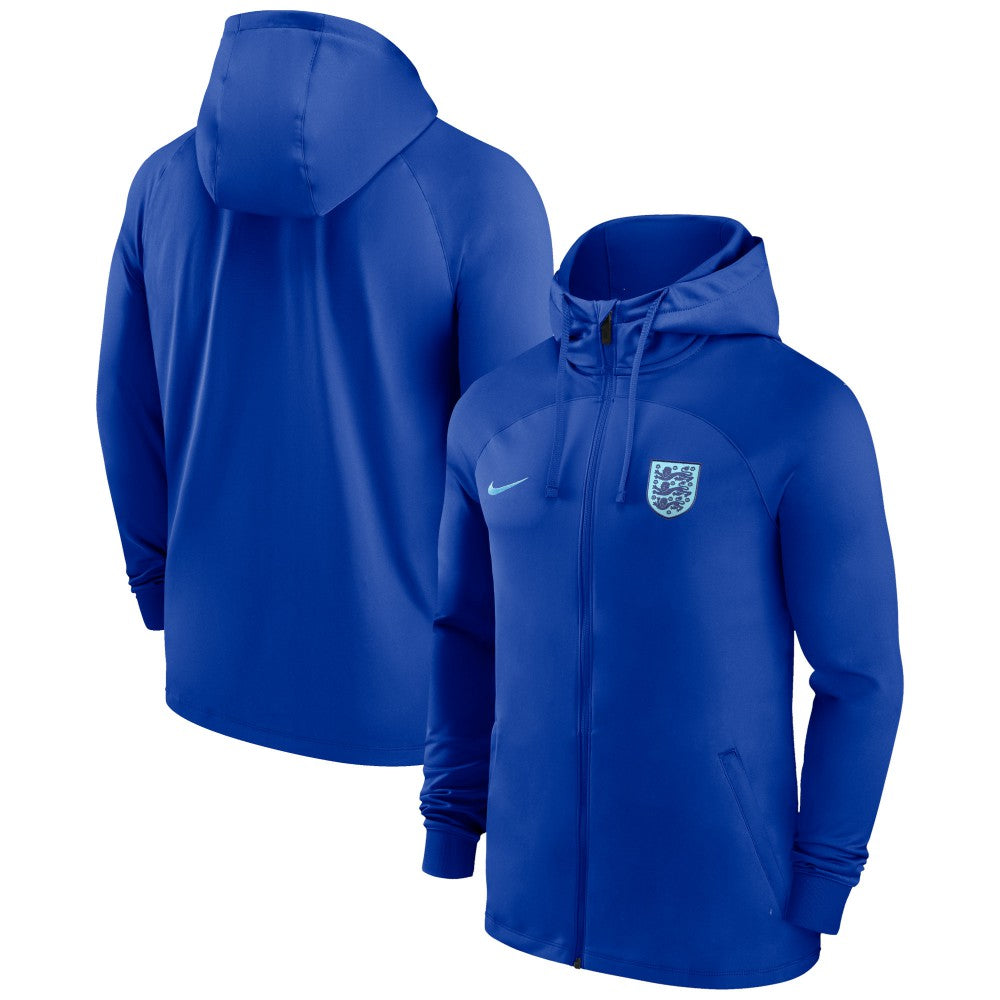 Nike - England National Team Strike Raglan Hoodie Full-Zip Track Jacket - Blue