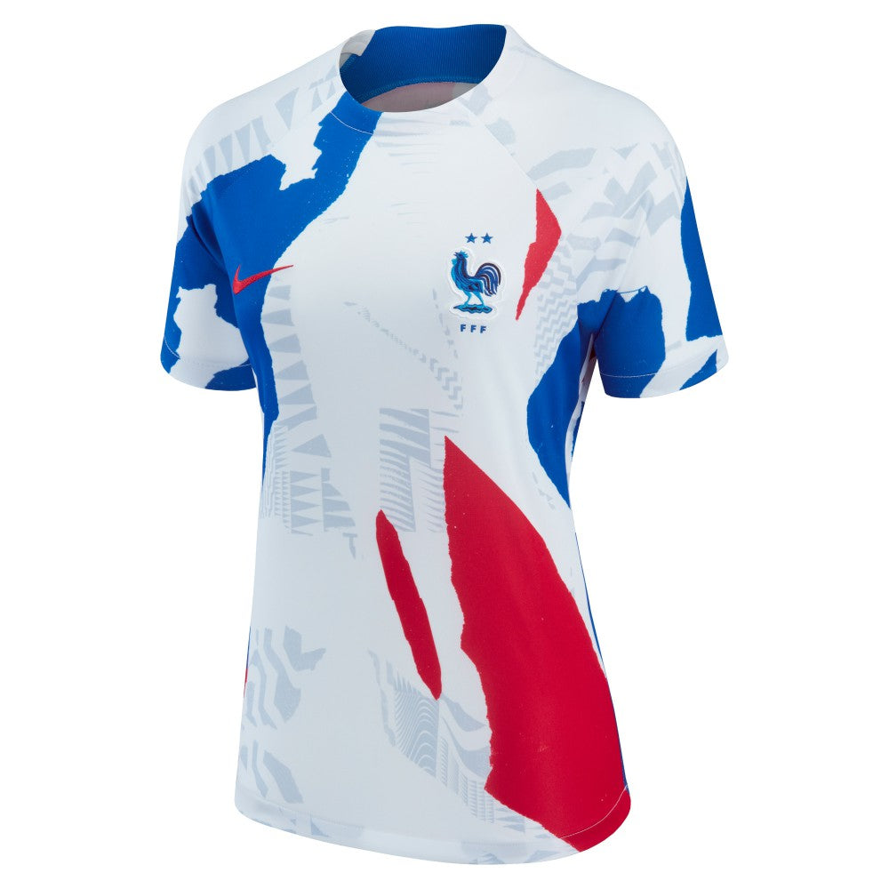 Nike - France National Team Women's 2022 Pre-Match Top - White